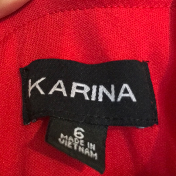 RED FORMAL DRESS - Picture 4 of 4